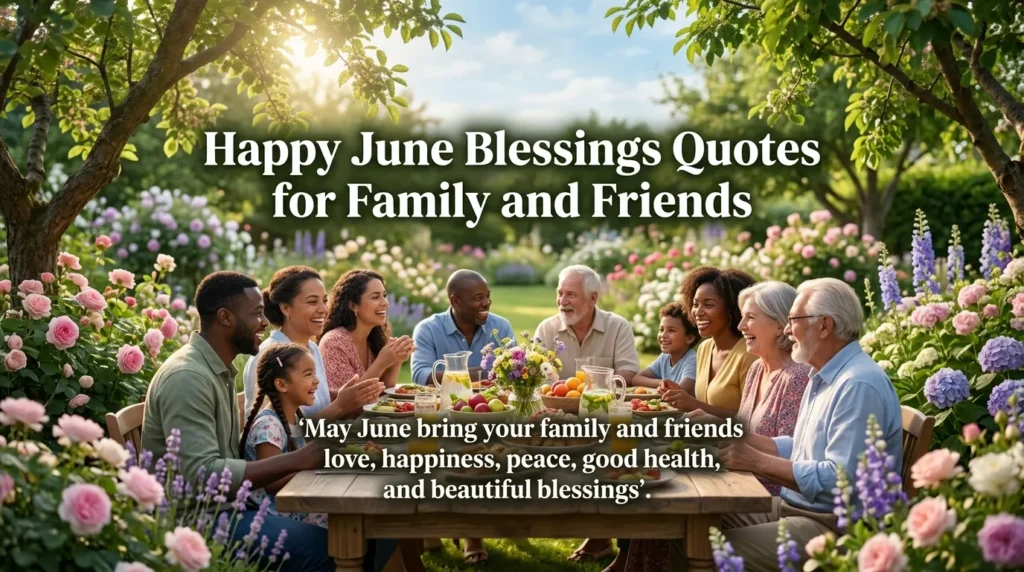 Happy June Blessings Quotes for Family and Friends