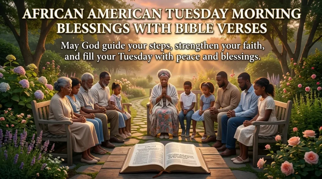 African American Tuesday Morning Blessings With Bible Verses