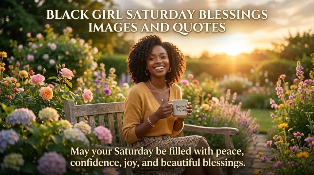 Black Girl Saturday Blessings Images and Quotes