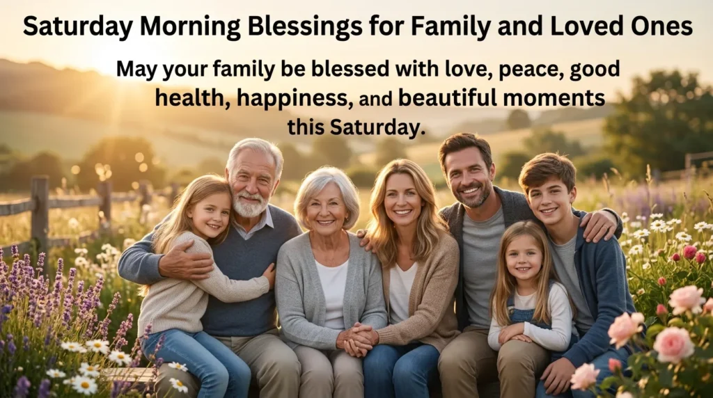 Saturday Morning Blessings for Family and Loved Ones