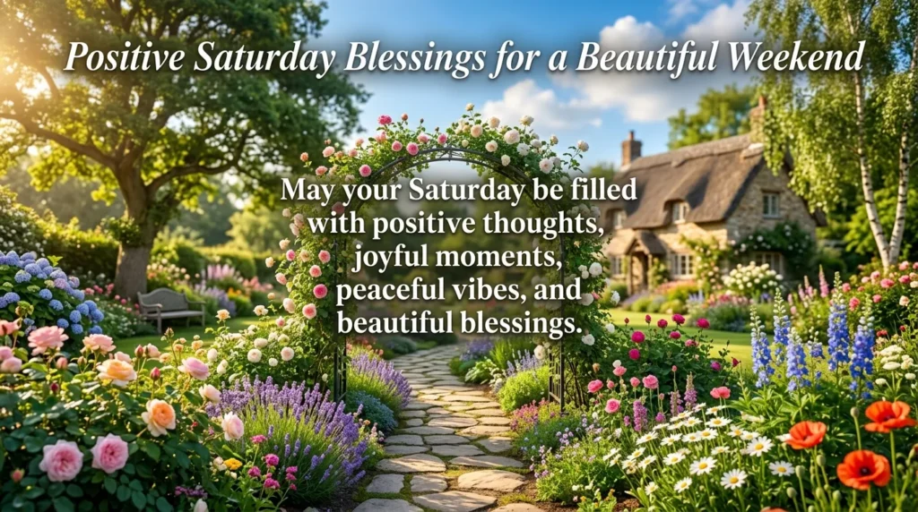 Positive Saturday Blessings for a Beautiful Weekend