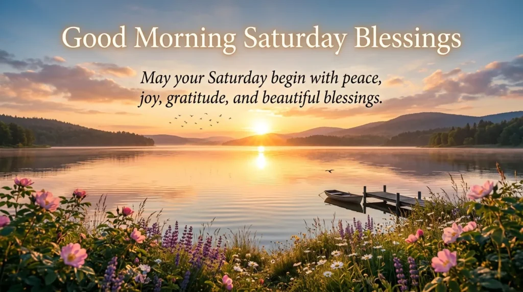 Good Morning Saturday Blessings