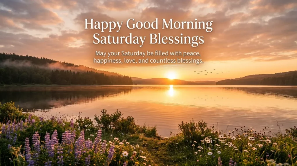 Happy Good Morning Saturday Blessings