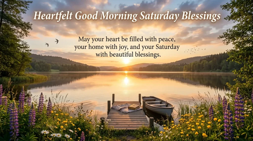 Heartfelt Good Morning Saturday Blessings